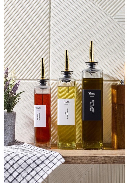 Molivet 3'lü Gold Kapak Cam Yağdanlık Sosluk Sirkelik 350-500-750 ml fiyatları