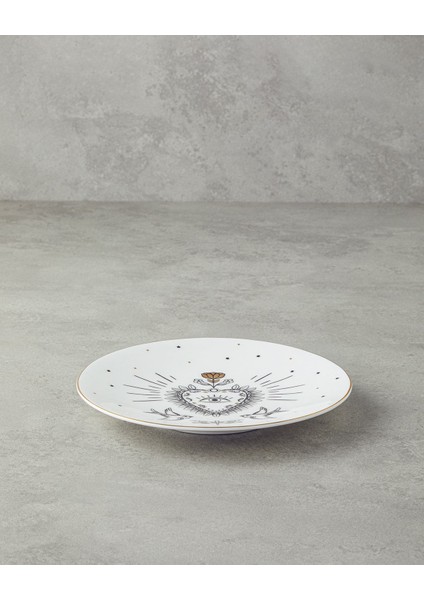 Talisman Magical Bone China Pasta Tabağı 21 cm Siyah-Gold