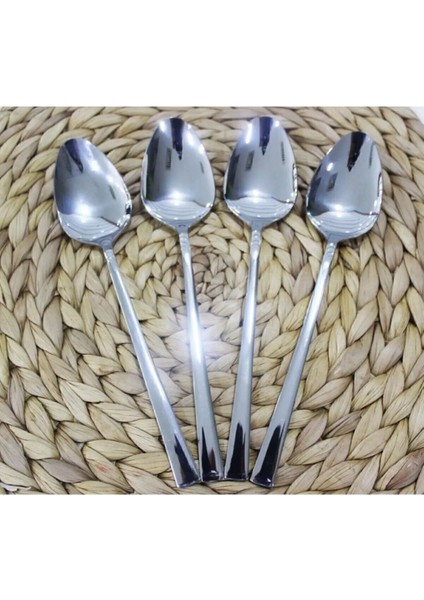 Şık 6’lı metal yemek kaşığı seti, paslanmaz ve dayanıklı tasarım, 6 kişilik. fiyatları