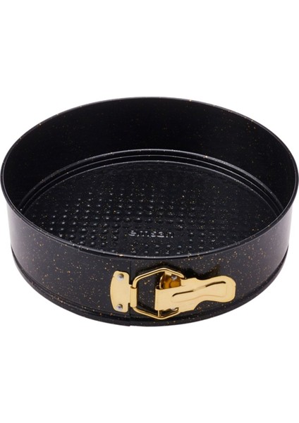 İki Parçalı Altın Renkli Kelepçeli Kek Kalıbı Seti, Şık ve Pratik Tasarım indirimleri