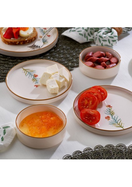 Sunny 4 Kişilik Kahvaltı Takımı 10 Parça-Kahve