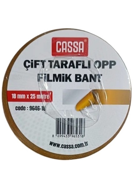 Çift Taraflı Bant 18MMX25M