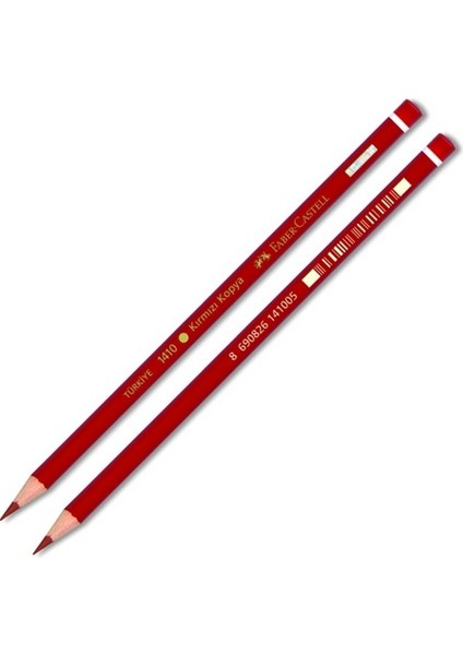 Faber Castell Kopya Kalemi Kırmızı Başlık - 10 Adet