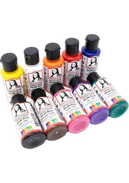 Akrilik Boya 40 ml Beyaz - 4 Adet