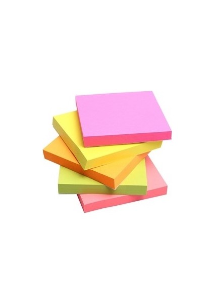 Yapışkanlı Not Kağıdı 75X75MM Koyu Pembe - 3 Adet