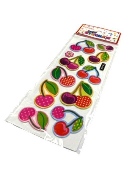 Sticker Kiraz - 6 Adet