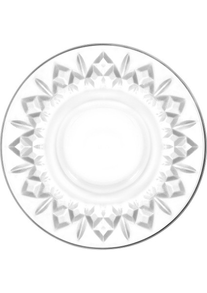 6'lı Renkli Cam Çay Tabağı Seti, şık ve kullanışlı ev dekoru