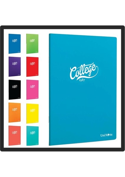 Çınar Collage 60 Yaprak A5 Kareli Defter Pp - 4 Adet
