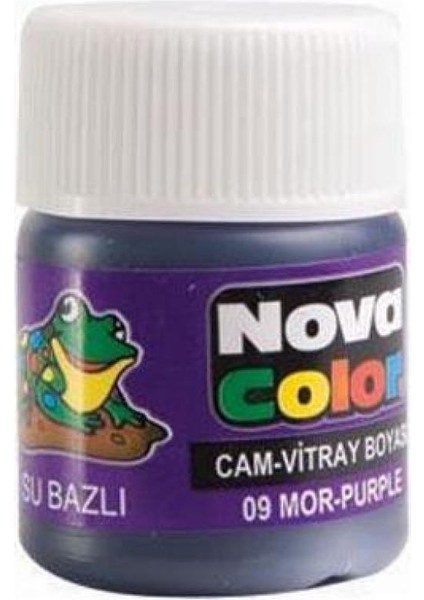 Nova Color Cam Boyası 30 cc Mor - 4 Adet
