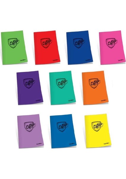Çınar College 60 Yaprak A4 Düz Çizgisiz Defter Pp Kapak - 4 Adet