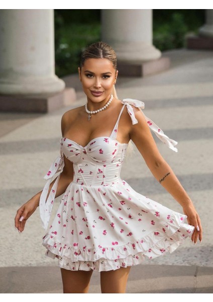 Yolanda Gloplu Mini Elbise fiyatları