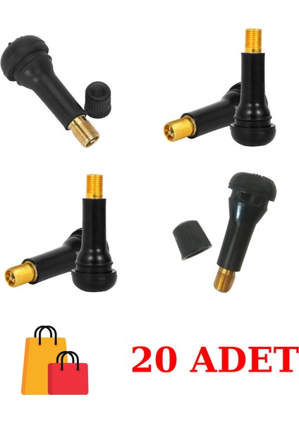 Sibop Oto Lastik Kauçuk Sibop Seti 20 Adet Takım +1 Yedek modelleri