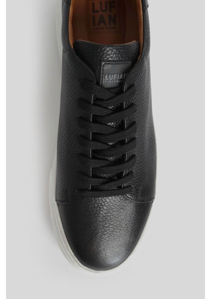 111230280 Tommy Erkek Sneaker Ayakkabısı Siyah Beyaz