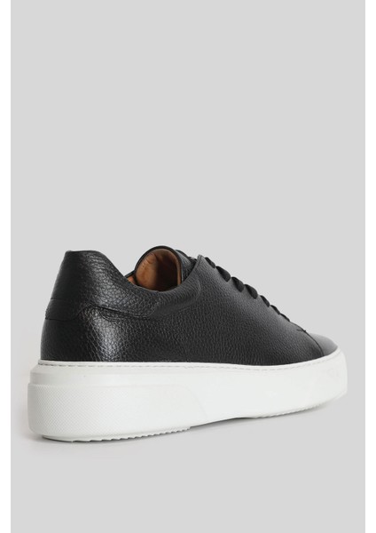 111230280 Tommy Erkek Sneaker Ayakkabısı Siyah Beyaz