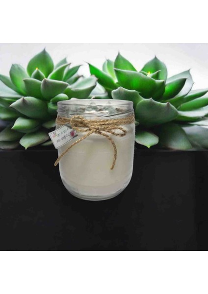 Uc&da Dekoratif Hediyelik Kapaklı Lavanta Kokulu Çam Ağaçlı Mum 425 gr