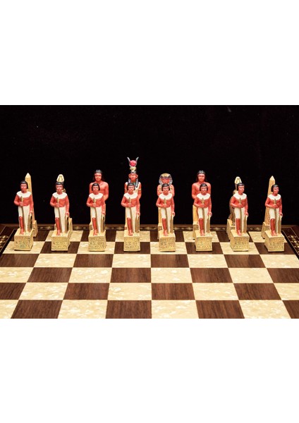 Mısır-Roma Temalı Satranç Figürleri Orta Boy Şah 8 cm (Sadece Figür) fiyatları