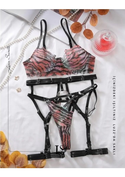 Wild Lace & Harness Lingerie Set