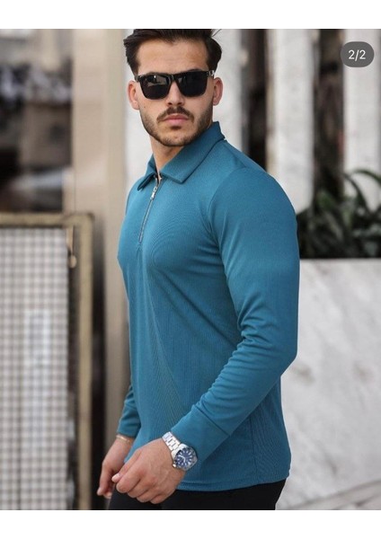 Erkek Jakarlı Sweatshirt