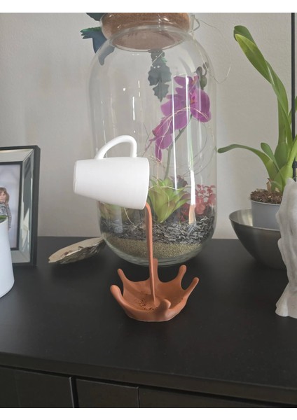 3D DEKORATİF DÖKÜLEN KAHVE MODELİ
