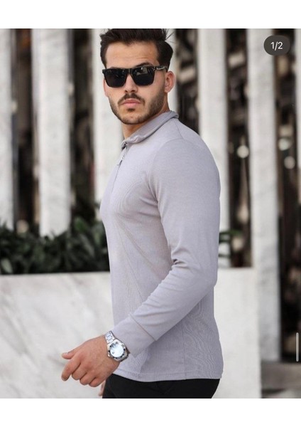 Erkek Jakarlı Sweatshirt