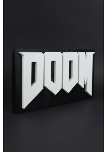 Doom - 3 Boyutlu Tabela - 20 cm x 10 cm x 1.5 cm fiyatları