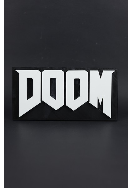 Doom - 3 Boyutlu Tabela - 20 cm x 10 cm x 1.5 cm modelleri