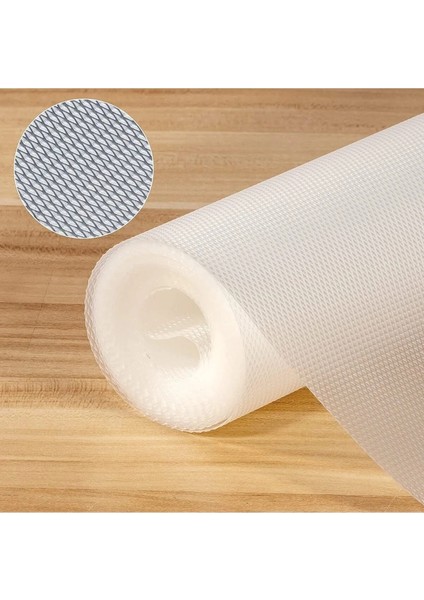 Çok Amaçlı Pratik Kaydırmaz 45 cm x 10 Metre Raf Örtüsü (Mutfak-Dolap Içi-Buzdolabı-Ayakkabılık- )