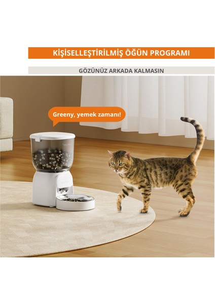 Otomatik Mama Kabı | 4 L | Wıfı | Akıllı | Kedi Köpek