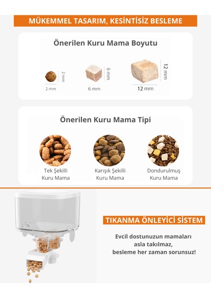 Otomatik Mama Kabı | 4 L | Wıfı | Akıllı | Kedi Köpek fırsatları