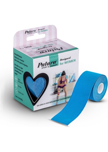 Well Mavi Spor ve Terapi Bandı, Sport Tape Tape, Sporcu Kas Bandı