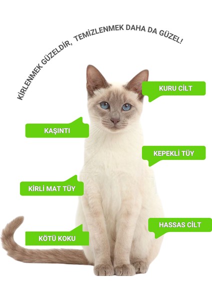 Eldiven Islak Mendil Yüz Göz Kulak Ağız Pati Arka Bölge Temizliği Kedi Köpek 20 Adet