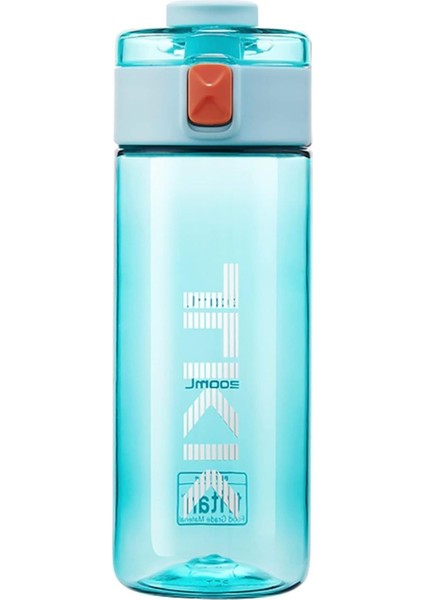 Tkk 450ML Taşıma Kulplu Kilitlenebilir Kapak Ölçü Skalalı Rahat Içim Tritan Su Matarası