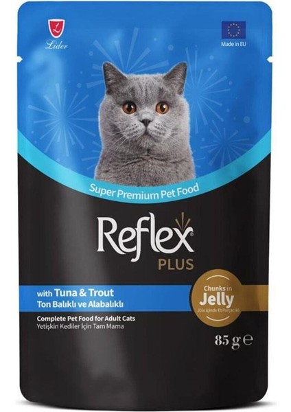 Karışık Soslu Kedi Yaş Maması Kedi Pouch 85 gr - 8 Adet