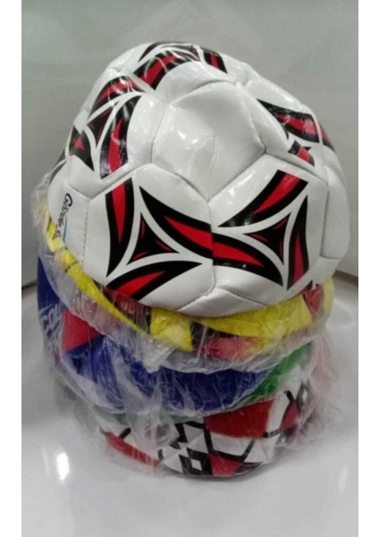 Çok Renkli Orta Sertlikte 5 Numara Dikişli Futbol Topu