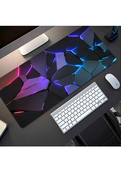 70X30 cm Geometrik Patlama Temalı Kaydırmaz Taban Speed Yüzey Oyuncu Mouse Pad Gaming modelleri