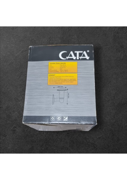 Bahçe Lambası Ct 7015 Napoli Bahçe Aplik Siyah Ampul Dahil