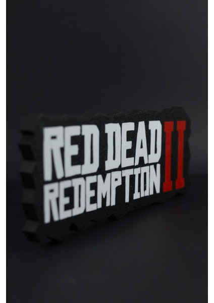 Red Dead Redemption 2 - Rdr 2 - 3 Boyutlu Tabela - 25 cm x 11 cm x 1.5 cm