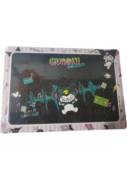 Antkırtasiyeaksesuar Kuromi Puzzle 42 Parça Hediyelik