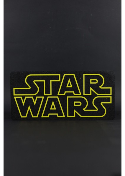 Star Wars - 3 Boyutlu Tabela - 25 cm x 12 cm x 1.5 cm