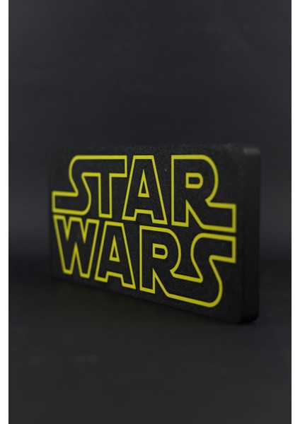 Star Wars - 3 Boyutlu Tabela - 25 cm x 12 cm x 1.5 cm