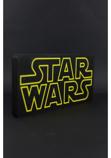 Star Wars - 3 Boyutlu Tabela - 25 cm x 12 cm x 1.5 cm