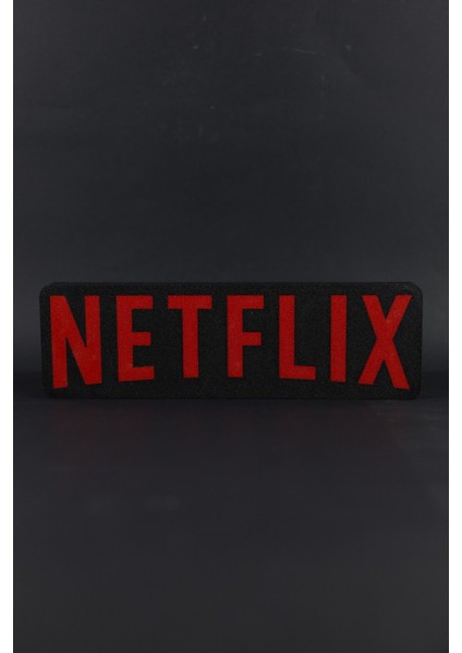 Netflix - 3 Boyutlu Tabela - 25 cm x 7.5 cm x 1.5 cm