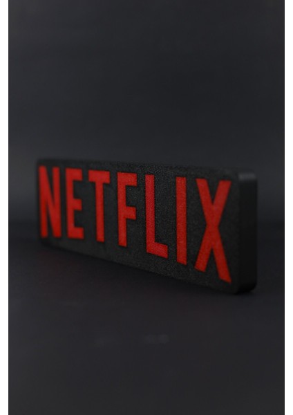 Netflix - 3 Boyutlu Tabela - 25 cm x 7.5 cm x 1.5 cm