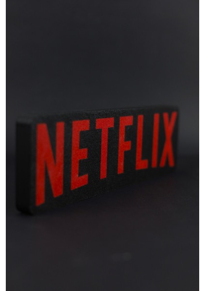 Netflix - 3 Boyutlu Tabela - 25 cm x 7.5 cm x 1.5 cm