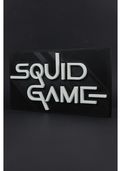 Squid Game - 3 Boyutlu Tabela - 20 cm x 11 cm x 1.5 cm