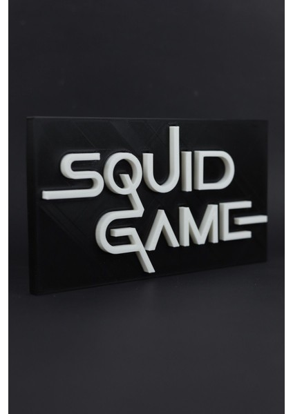 Squid Game - 3 Boyutlu Tabela - 20 cm x 11 cm x 1.5 cm