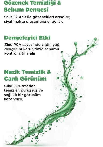 Karma ve Yağlı Ciltlere Özel Salisilik Asit Yüz Temizleme Jeli 200ML, Yüz Temizleyici