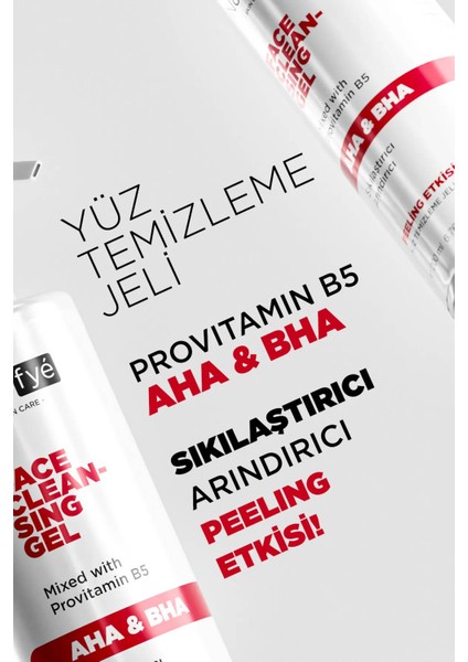 Aha & Bha Sıkılaştırıcı Peeling Etkisi Yüz Temizleme Jeli 200 ml