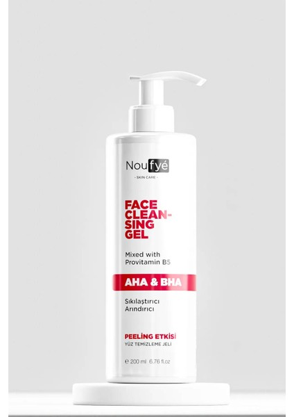 Aha & Bha Sıkılaştırıcı Peeling Etkisi Yüz Temizleme Jeli 200 ml