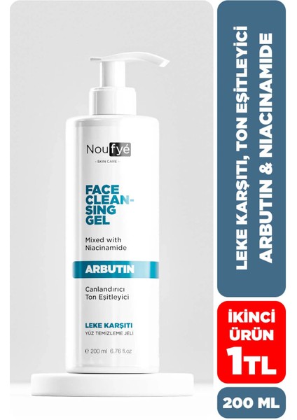 Arbutin & Niacinamide Ton Eşitleyici Yüz Temizleme Jeli 200 ml